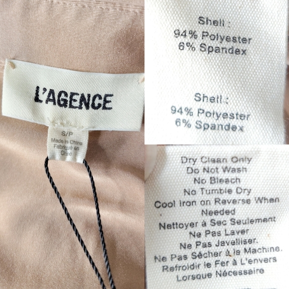 L'AGENCE Dallas Blouse Light Mocha S. - Picture 9 of 9